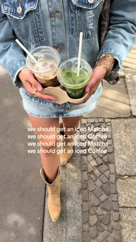 and repeat it! #fyp #matcha #coffee 