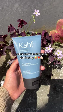 Kahf biru 🫶🏻 #kahfeveryday #kahffacewash #fyp 