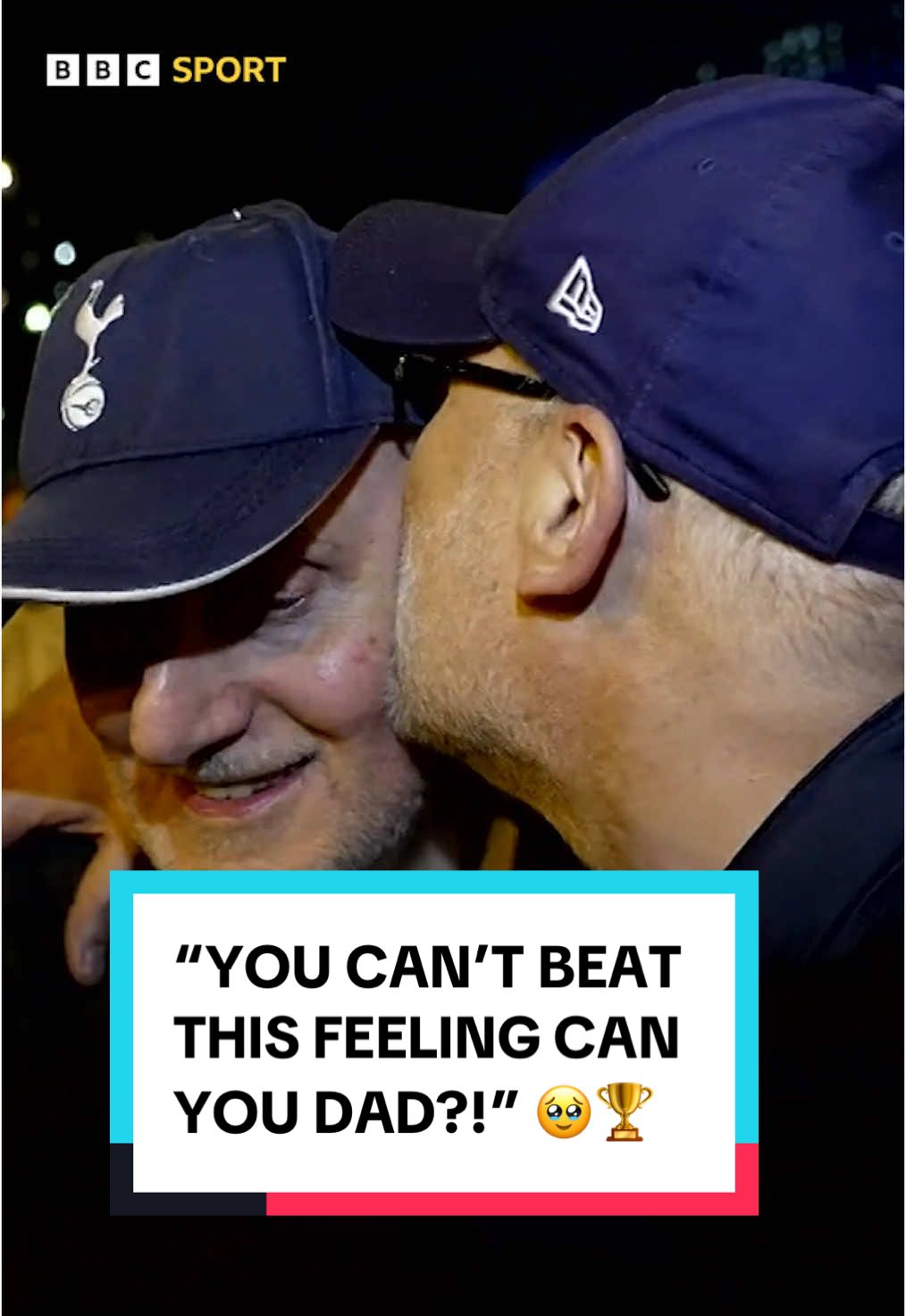 All the feels! 🥹 Look how much winning the Europa League means to these Tottenham fans. 🤍 #football #tottenham #spurs #europaleague #uel #london #fatherandson #family 
