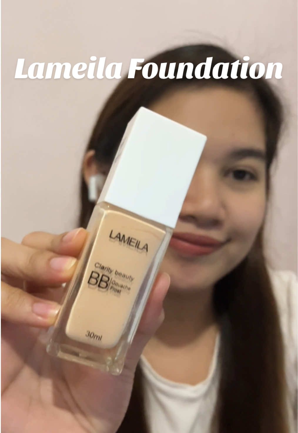 Affordable Lameila foundation. Thick consistency.  #foundation #bbcream #afforablefoundation #lameila 
