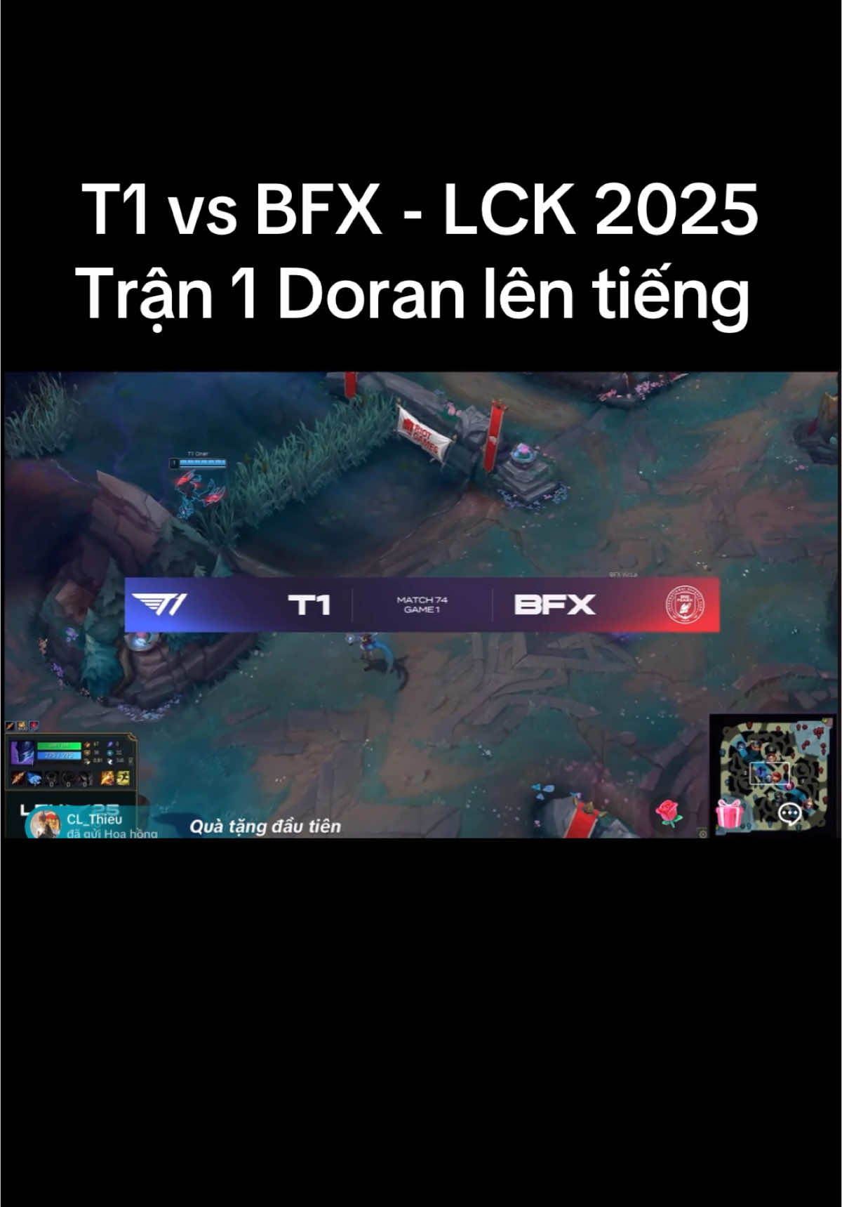 #lmht #faker #t1 #leesanghyeok   T1 vs BFX trận 1 faker bị quây rất nhiều/ kênh 2 light nhanh nhất LCK 2025 tuần 8 ngày 2