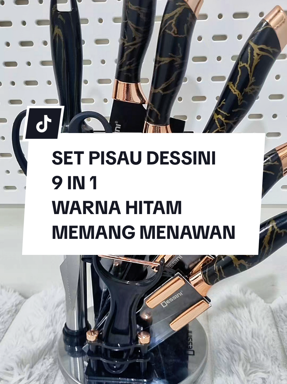 Memang susah nak jumpa warna hitam set pisau ...sekali dah jumpa..terus beli 2.....cantik sangat korang  #dessini #pisauviral #dessinicookware #dessinioriginal #dessinioriginal #dessinisetpisau #setpisau #pisau #pisauset #dessinipisau 