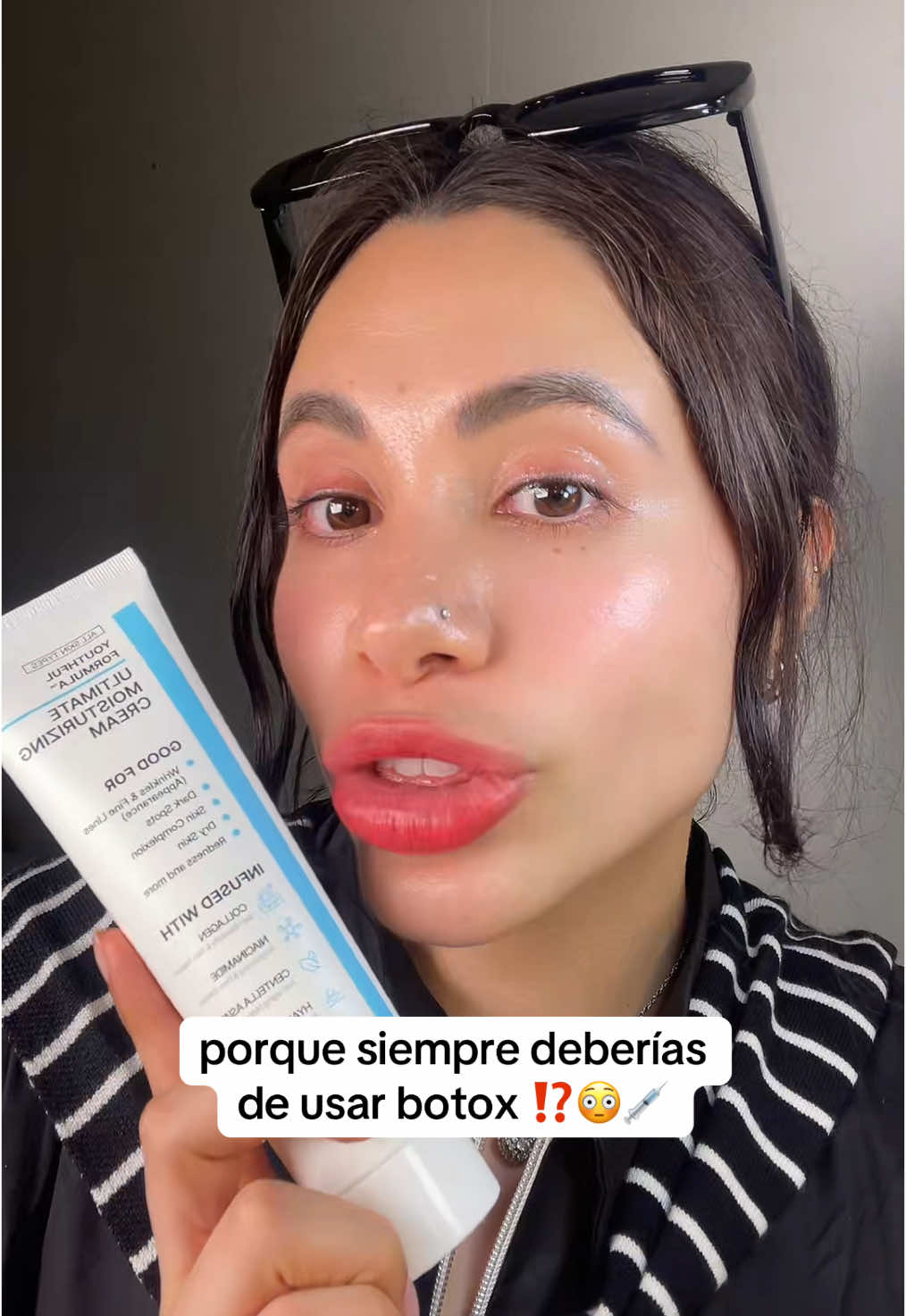 Me he quitado las arrugas y piel seca con este BOTOX 100% COREANO 😳⁉️ #corea #cuidadodelapiel #serum #antiedad #usa #wrinkles #botox #kbeauty #koreanskincare #colgeno #glassskin #viralskincare 