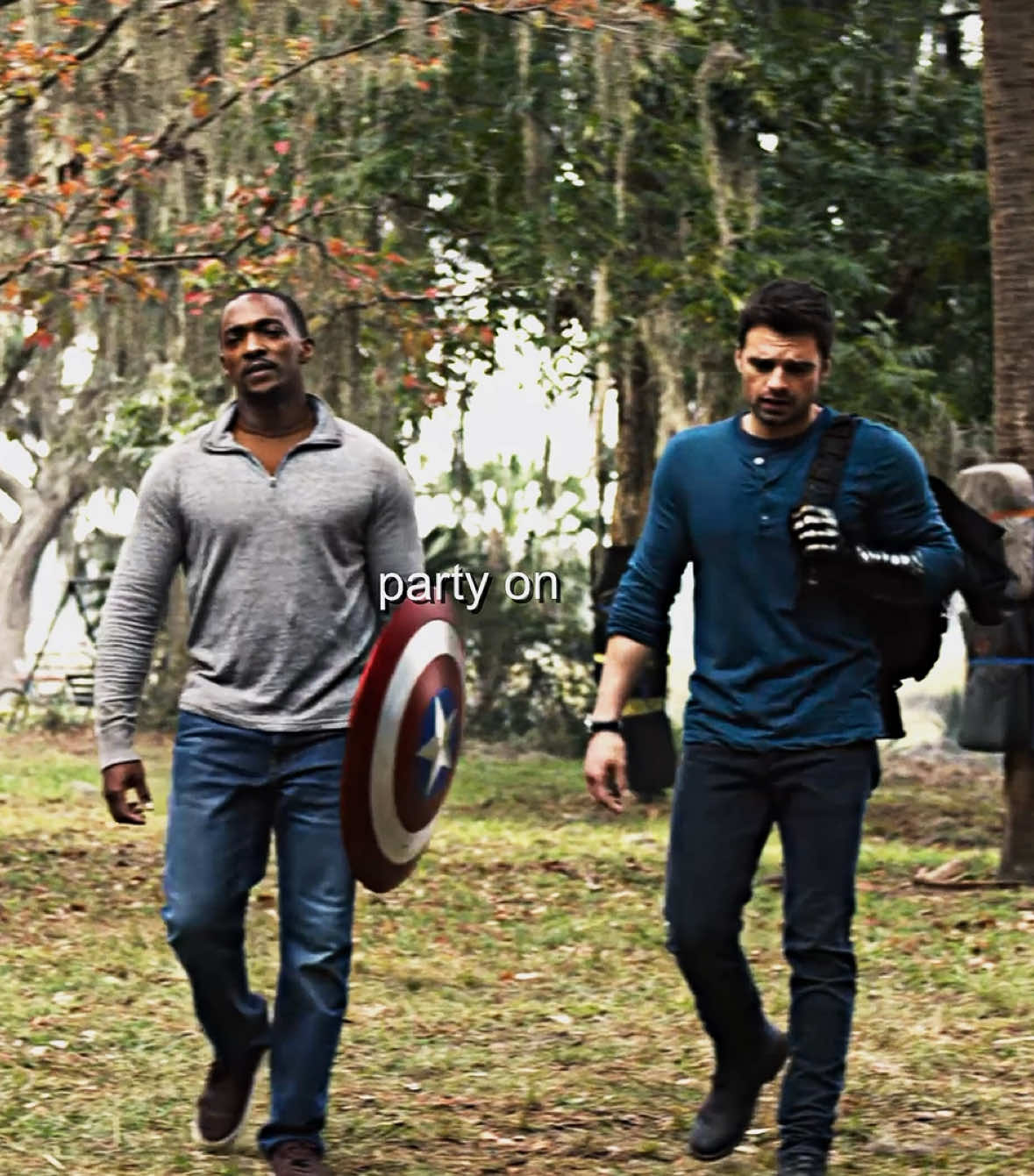 only threw this party for you #thunderbolts #buckybarnes #samwilson 