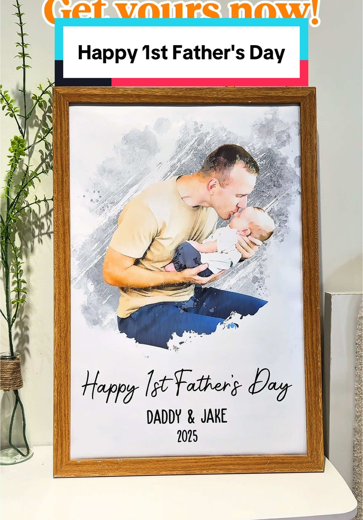 Celebrate the dad who just joined the club 👏👶 #macorner #poster #1stfathersday #newdadgift #dadtobe