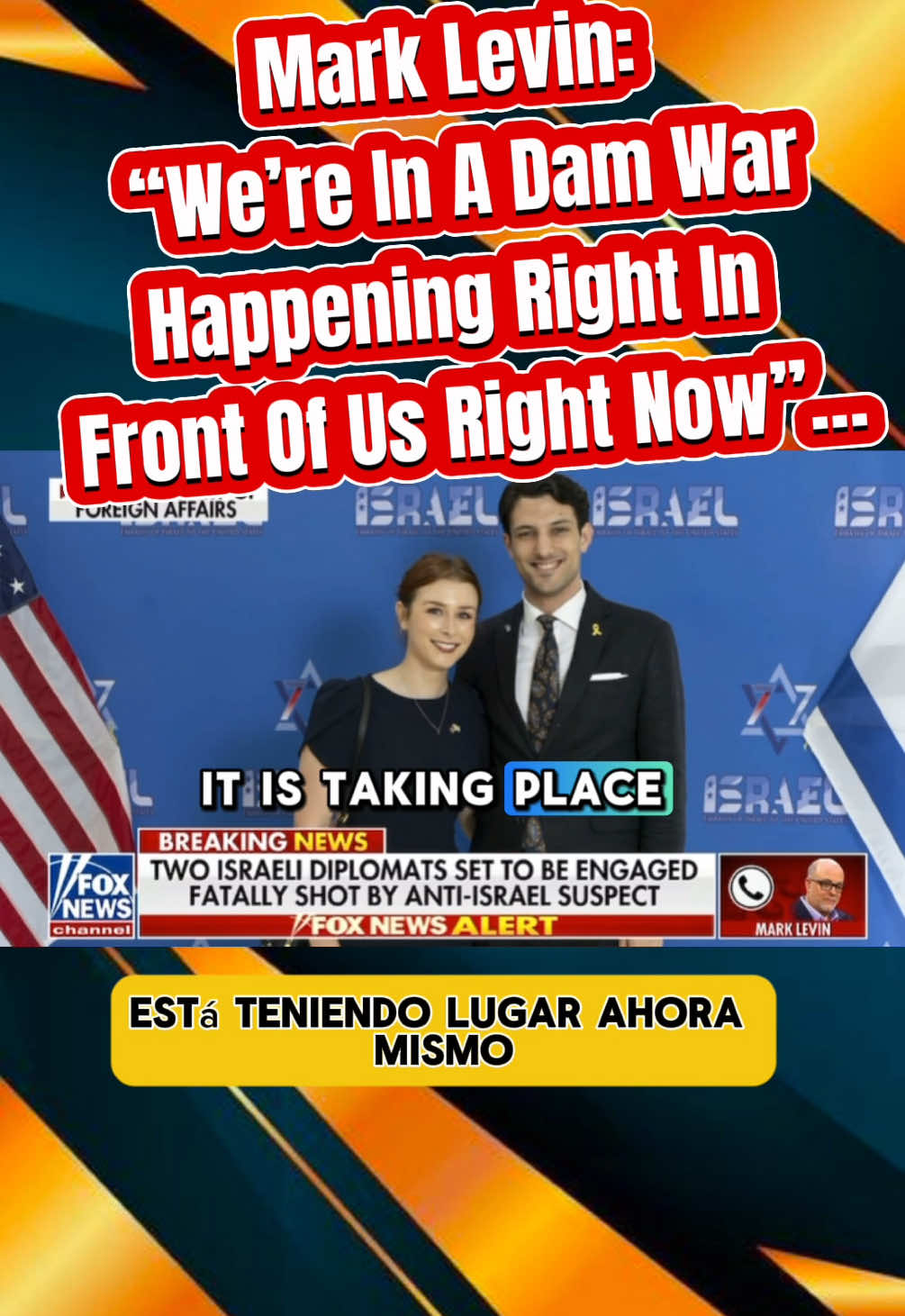 Two Israeli Embassy staffers shot dead outside D.C.'s. Shooter shouted Free Palestine before killing them.  #marklevin #foxnews