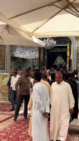 #جيش التيار الصدري الوطني  قائد الاصلأح السيد مقتدى الصدر  يزور مرقد الامام علي ع 