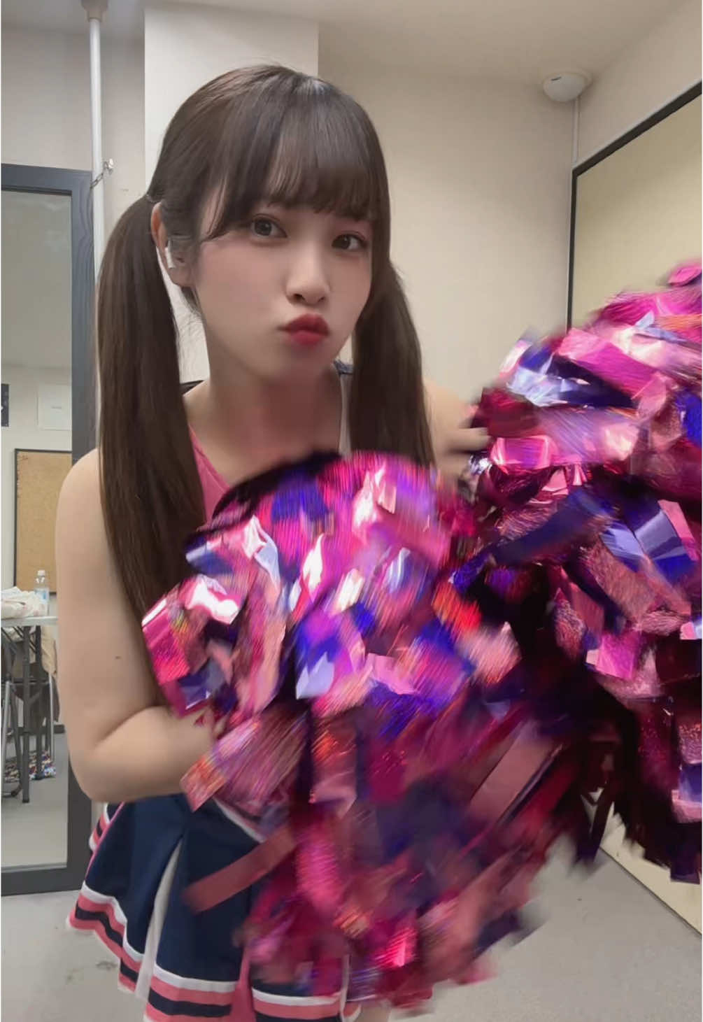 好きー？♡ @あみちん⛩💜参女  #up#cheer#cheerdance#cheerleader#チアダンス#チア#チアリーダー#Japaneseidol#idol#ツインテール