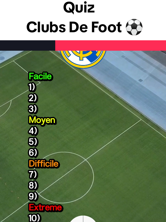 Tu n'y connais rien en foot si tu ne parviens pas à faire 10 sur 10 à ce test ! 😳⚽ #quiz #foot #club 