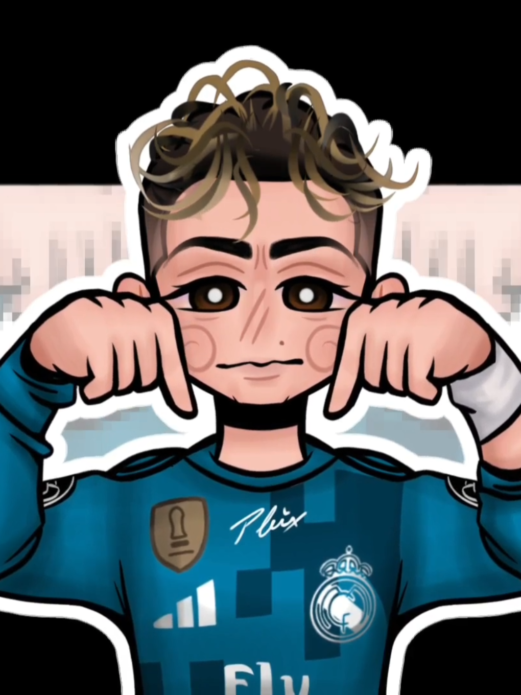 SIUU 🐐 testing animation #cristianoronaldo #cr7 #goat #realmadrid #futbol #football #drawing #fanart #digitalart #chibi #animation #prisfix 