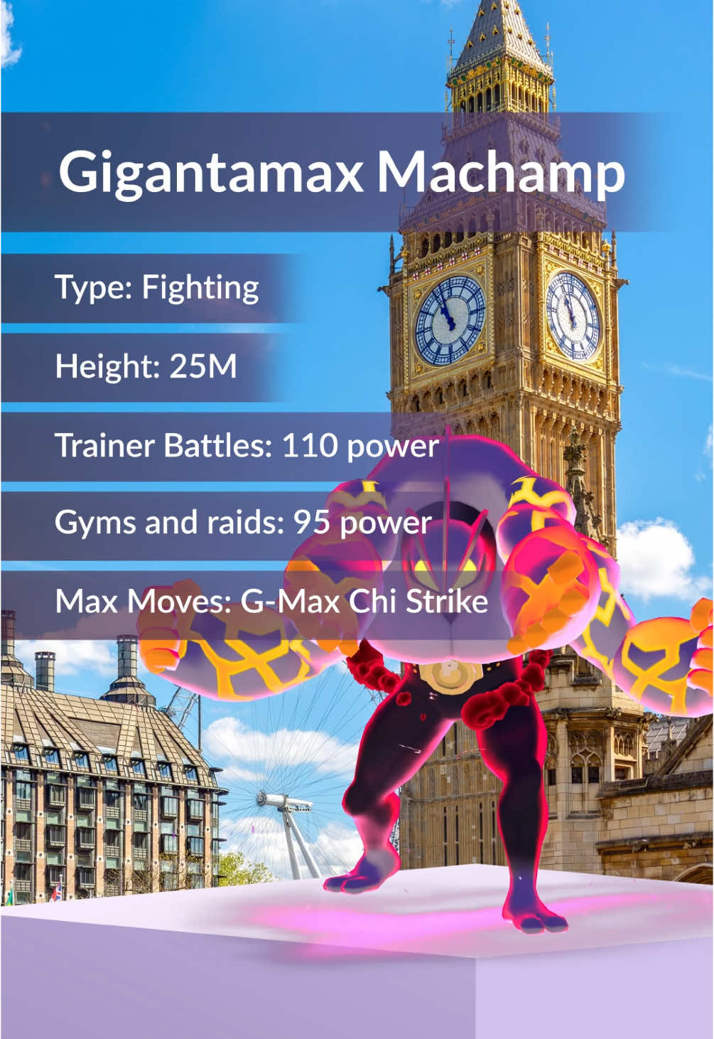 Gigantamax Machamp enters the ring! 💥 This heavyweight Fighting-type is making its Pokémon GO Gigantamax debut!  Share your Max Battle day plans in the comments! 🥊🔥 #PokemonGO #Gigantamax #Gaming #UnitedKingdom #Pokemon #GamingOnTikTok