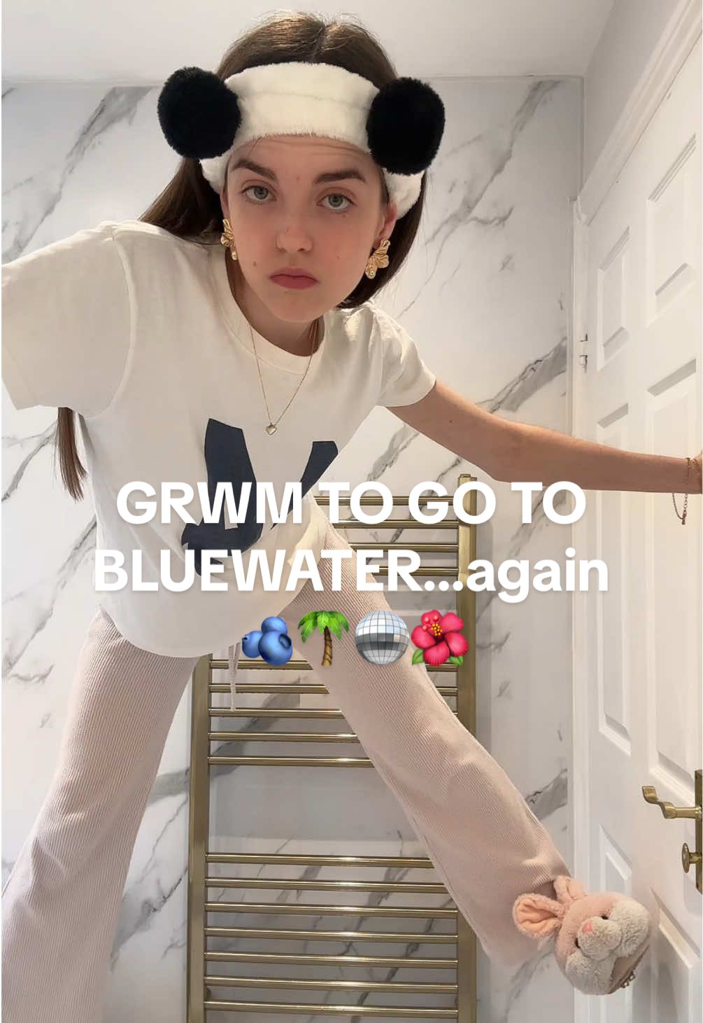 🎀GRWM TO GO TO BLUEWATER…again #shopping #grwm #realistic #relatable #makeup #skincare #blowthisup #OOTD #haul #school #curlyhair 