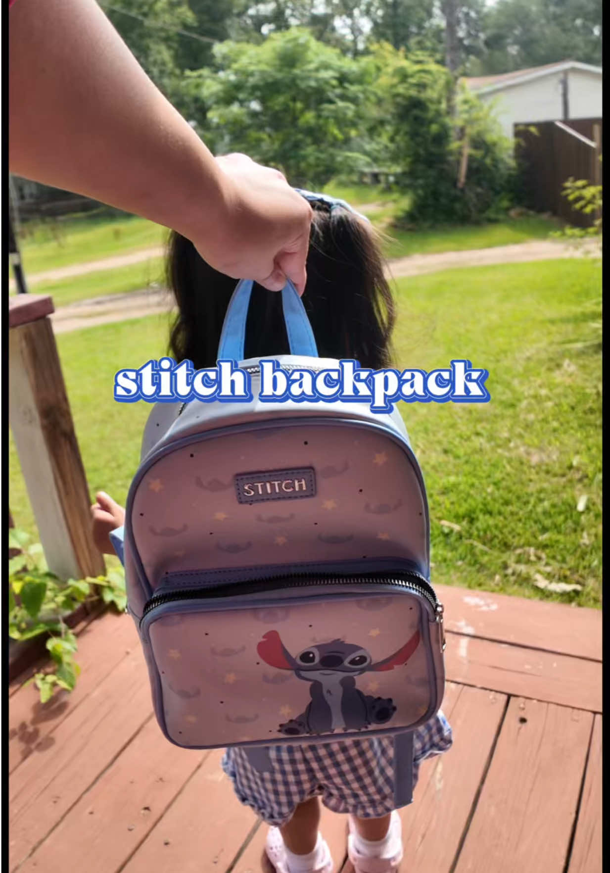 I can’t wait to take her to the movie 🥹🩵💙 she did nottt want to take off the backpack 🤣 @Miniso Official  #myminisousa #miniso #minisoambassador #stitch #stitchobsessed #liloandstitch #stitchbackpack #stitchmovie #toddlerbackpack #toddlerfinds #disneyliloandstitch #disneyfinds #creatorsearchinsights 