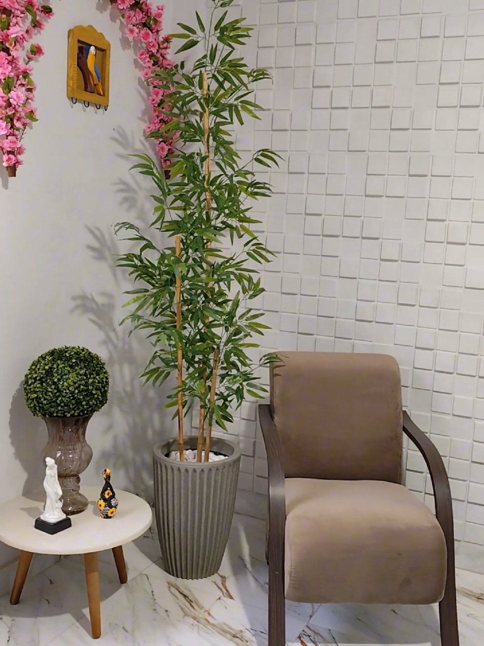 #ASMR #flordementirinha Bambu artificial de 2 metros perfeito para decorar seu ambiente! Comprei já o seu! #decor #decoracao #bambu