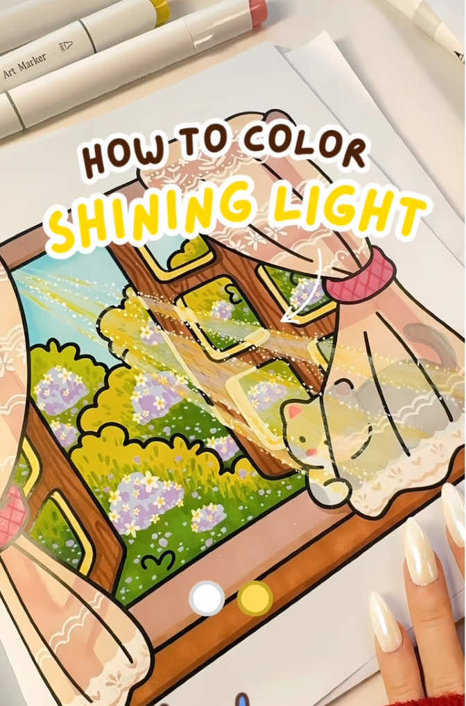 #shining #light #pattern ☀️⭐ Don't forget to tag #alittlepaw #alittlepawcoloring #alittlepawcoloringbook so we can see your masterpiece 🐾✨ #coloringtok #colortok #coloring #coloringbook #coloringbookforadults #coloringtutorial #coloringpages #coloringtherapy #fyp #fypシ #StressRelief #fashion #cozy #Home #aesthetic #cottagecore #homecorner