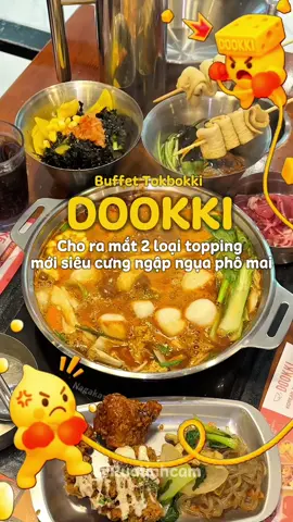 2 em topping mới này của Dokki ngon 🤤✨ #rualinhcam #saigon #xuhuong #fyp #sg #food #reviewdoan #saigonangi #ancungtiktok #viral #tiktok #dookki #Dookkivietnam #Dookkibuffettopokki #Dookki #dookkinew  #139k #Dookkifilter #Cheesetofu #Cheesecrabmochi