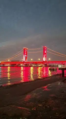 selamat malam sobat destinasi  #palembang #Ampera #jembatanampera 