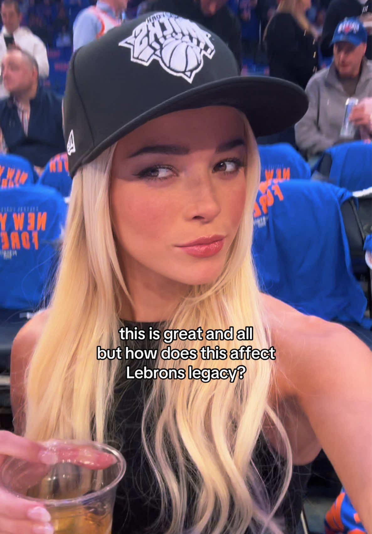 Courtside brainrot #nyc #knicks #basketball #NBA 