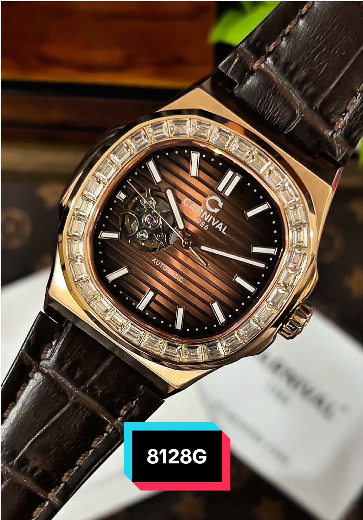 Đồng hồ nam Carnival 8128G , mê quá cái thiết kế bạc tỉ này#huywatch #Carnival #donghonam #dongho 