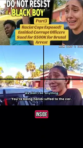 Racist Cops Exposed! Entitled Corrupt Officers Sued for $500K for Brutal Arrest / Part3 #cops #copsoftiktok #copsusa #fyp 