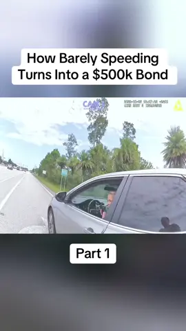Part 1: How Barely Speeding Turns Into a $500k Bond #cops #copsoftiktok #police #policeofficer #bodycam #crime #truecrime #truestory #foryou #fyp 