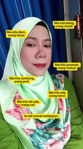 lumrah kehidupan.,nak x nak..telan je..