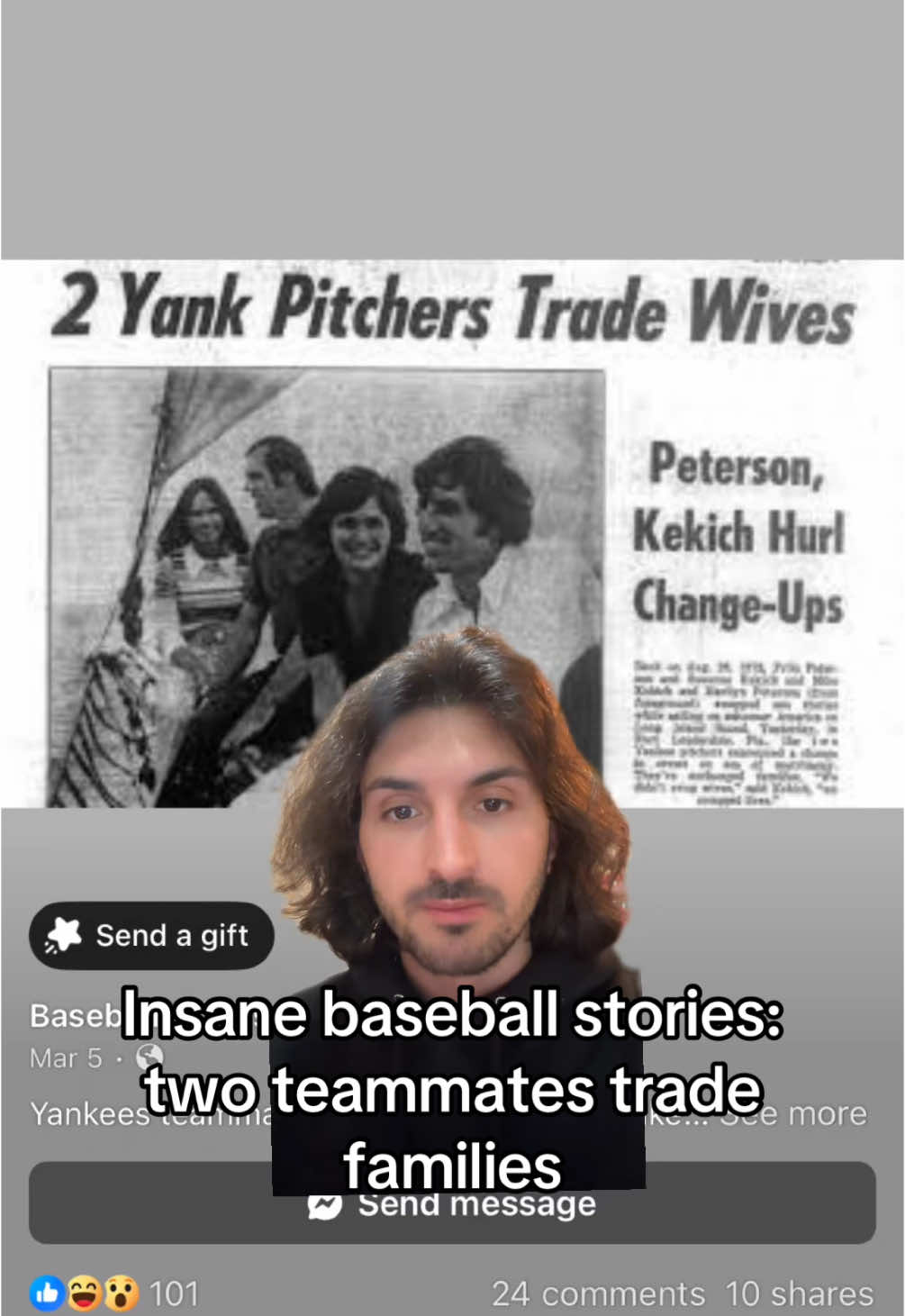 I’m a Yankees fan, and this story is so crazy it makes me want to rethink things #yankees #MLB #mlbhistory #newyork #storytime #sports #fyp  