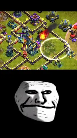 Destroyed_Town_Hall_17_with_only. heroes #clashofclans #coc #th17 #viral #gaming #cocina #base 