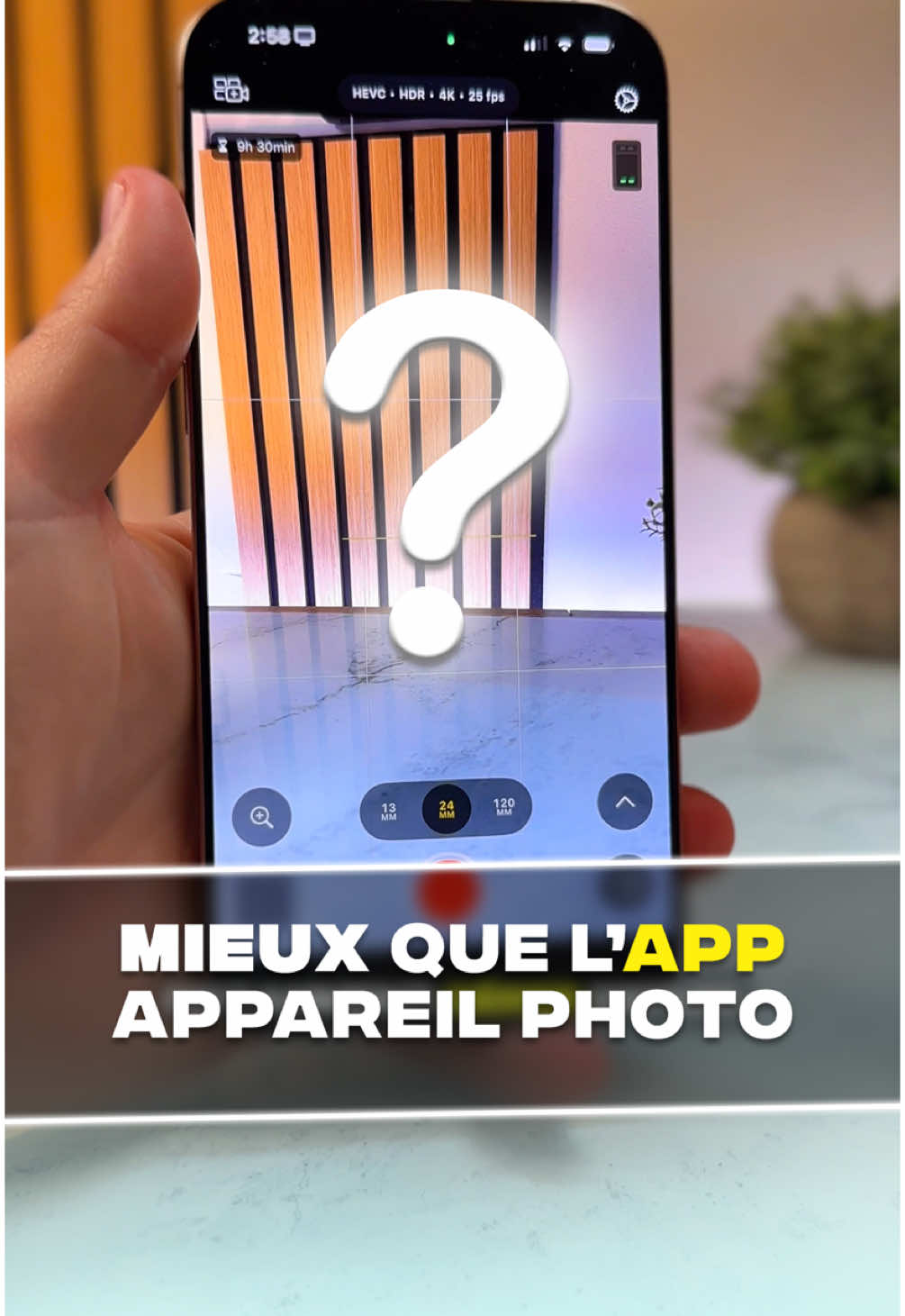 Apple a sorti une nouvelle Application Appareil Photo pour nos iPhones, c’est Final Cut Caméra ! 🤩 Les possibilités sont bien plus grandes pour prendre des vidéos de bien meilleures qualité ! #iphone #astuce #appareilphoto #photo #finalcutcamera #ios #apple #iphonetricks 