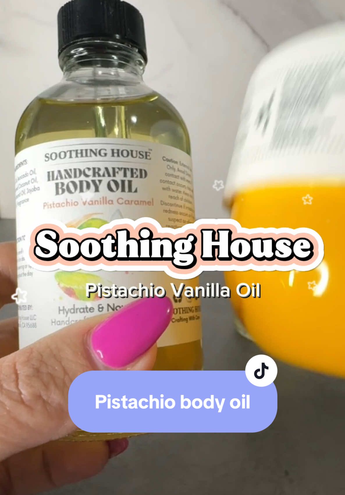 If you love 62 then you were going to absolutely love this pistachio, vanilla body oil… it smells so similar, but maybe even better!!! @SoothingHouse #tiktokshopmemorialday #treasurefinds #summerready #tiktokshopsummerturnup #summeready #bodyoil #skincare