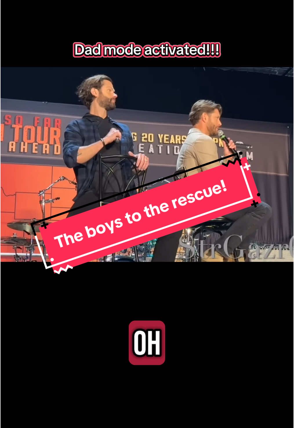 The boys to the rescue #jensenackles #deanwinchester #jaredpadalecki #samwinchester #spnfamily #SPN #FYP #FORYOU #brothers #foryou #celebrity 📸 credit strgazr04 #Youtube 