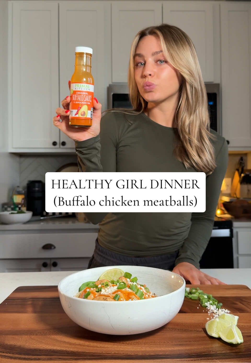 Healthy girl dinner 🍋‍🟩🔥☄️ if you’re in need of some high protein, healthy, and easy dinner inspo - you have to make this recipe 🤭 recipe in bio!  @Primal Kitchen Foods @Ninja Kitchen @athenosfeta @Hidden Valley Ranch @Graza @Caraway Home @NearEastProducts  #healthyrecipes #EasyRecipe #easydinnerrecipes #weeknightmeals #mealideas #DinnerIdeas #foodtiktok #highprotein 