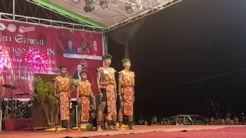 Peserta lomba nari no 8 naik dango 🙏🏻 #gawaidayak 