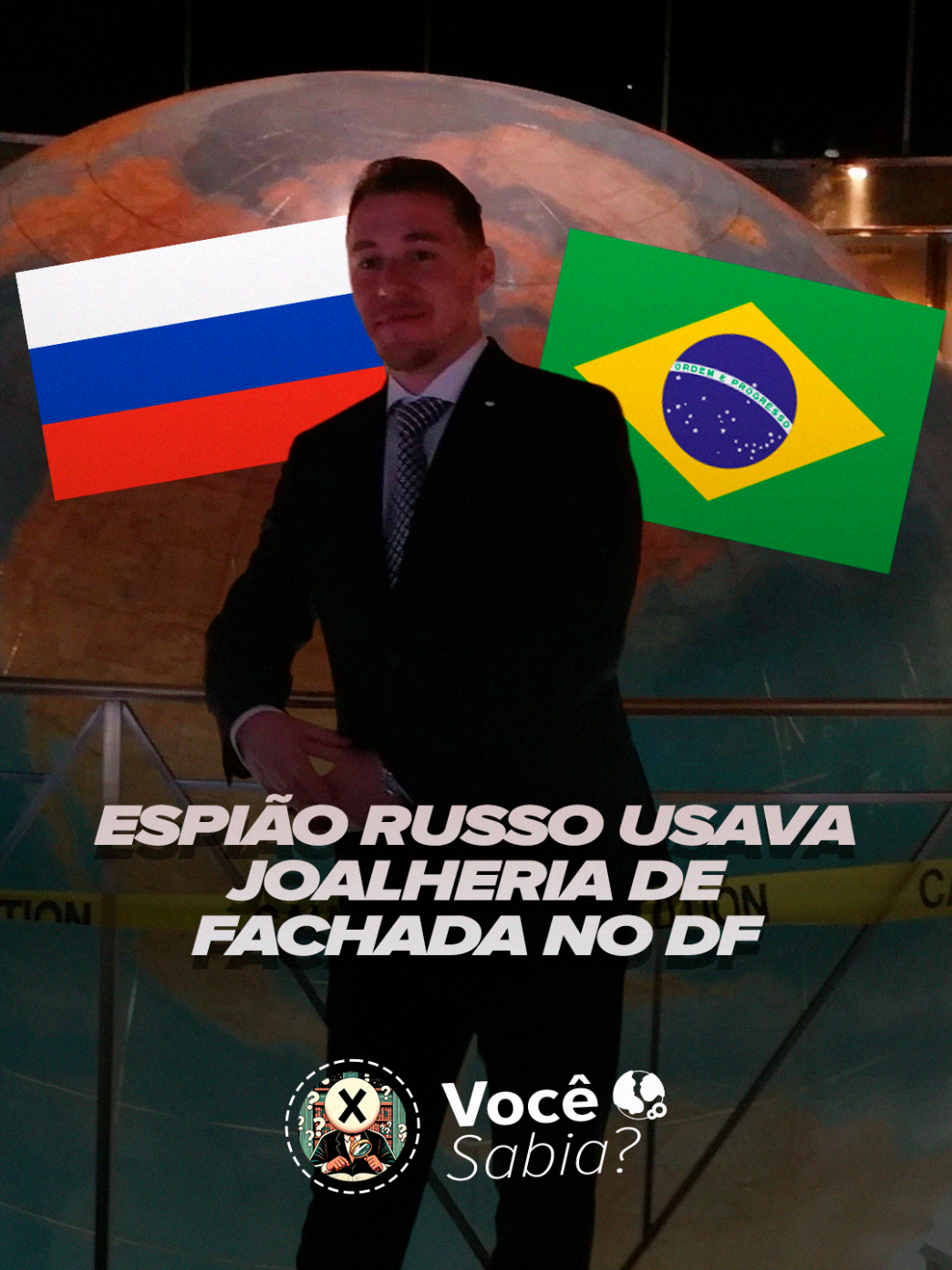 🚨 UM ESPIÃO RUSSO EM BRASÍLIA? Parece filme, mas aconteceu de verdade! Ele fingiu ser brasileiro, abriu uma joalheria de luxo e enganou todo mundo! Tudo era fachada para espionagem! Já ouviu falar da Operação Leste? 👀 Comenta o que você acha disso! 🇧🇷🕵️‍♂️ #EspiaoRusso #CuriosidadesBR #OperacaoLeste #FatosReais #BrasilUrgente #MundoCurioso 