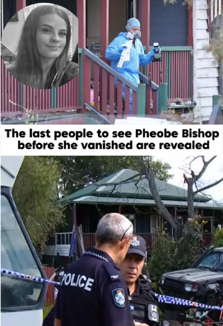 Australian Teenager Phoebe Bishop’s Disappearance Deemed Suspicious!#foryou #fypシ #news #fyp #breakingnews #phoebebishop 