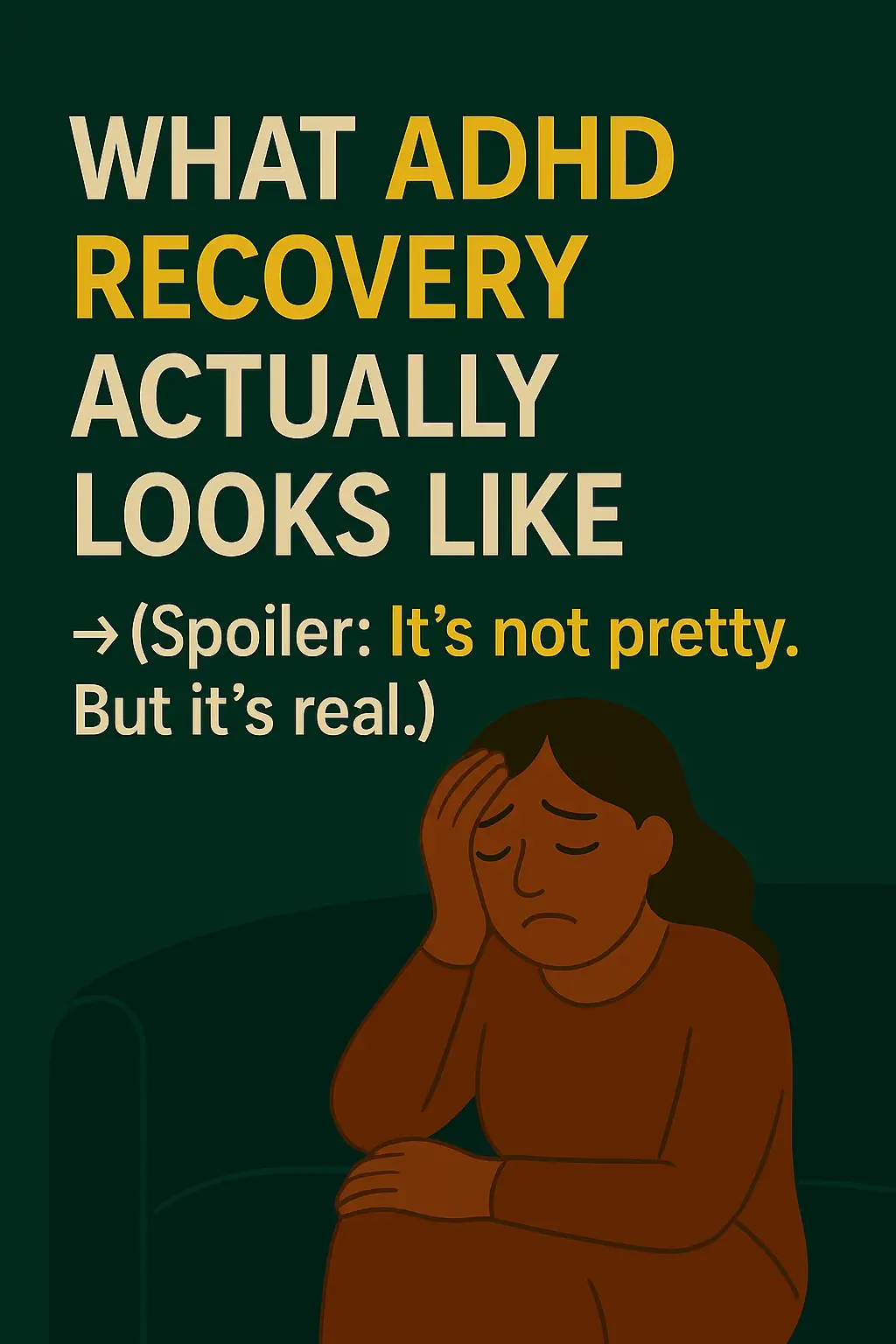Everyone says “just build a routine.” “Just stay consistent.” “Just try harder.” But ADHD recovery? It doesn’t look like that. Not even close. It looks like… → Letting the dishes sit and not hating yourself for it. → Taking a nap at 2pm because your brain needed one. → Doing half the laundry and still counting it as progress. → Resting before you collapse. → Forgetting something important—and not spiraling into shame. Recovery isn’t a checklist. It’s not some magical moment where your brain “gets fixed.” It’s the slow, quiet undoing of all the lies you believed about yourself: That you’re lazy. That you’re selfish. That you’ll never get it together. Real ADHD recovery is learning to: • Work with your brain instead of against it • Drop the guilt when your best looks different each day • Accept messy progress • And stop equating your worth with your productivity You might still miss appointments. You might still freeze in front of a pile of tasks. You might still forget what you were saying mid-sentence. And still— You’re healing. You’re unlearning shame. You’re rebuilding trust with yourself. If that’s not recovery… I don’t know what is. Save this for the days when “trying” doesn’t look like progress. And drop a comment if this version of healing feels more honest than the ones we were sold. #adhd #adhdawareness #adhdhealing #adhdrecovery #adhdvalidation #executivedysfunction #adhdwomen #burnout #neurodivergent #adhdsupport #mentalload #adhdreels #softprogress