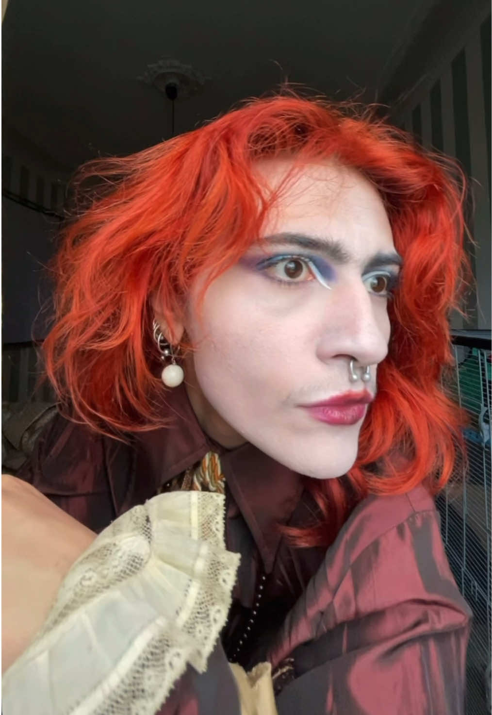 #maximalism #androgyne #queer #unconventional #medieval #makeup 