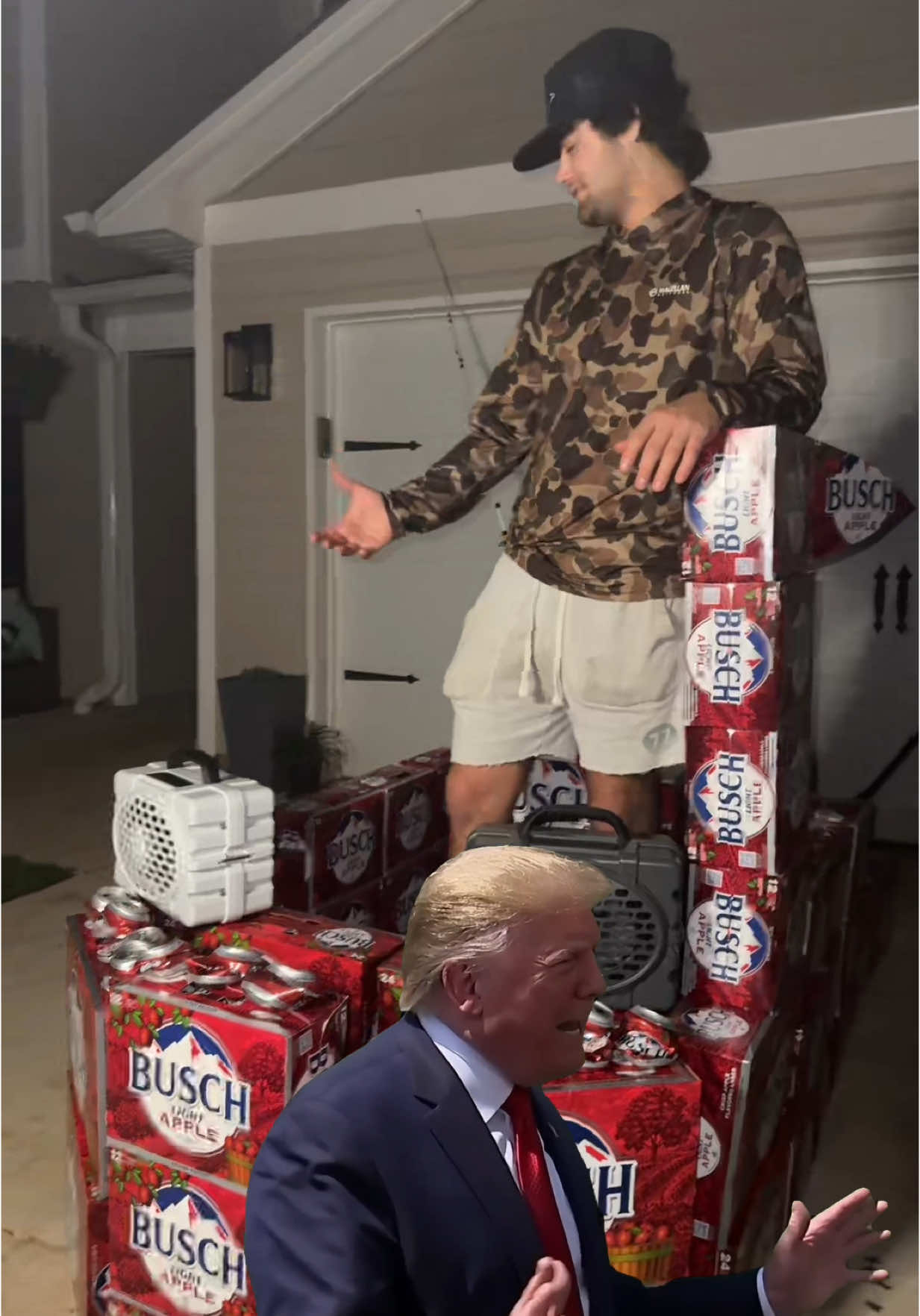 Someone had to do it 🤷🏻‍♂️#sorrynotsorry #fyp #foryoupage #busch #boat #buschapple🍎 #trump #MemeCut #Meme 