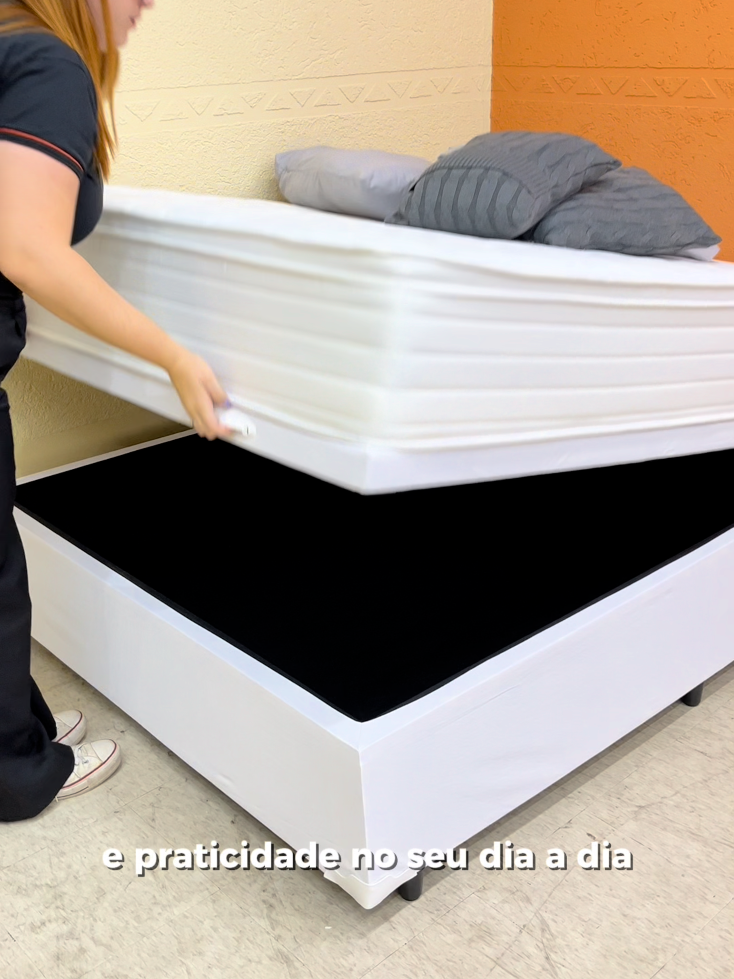 Descubra o conforto extremo da Cama Box Baú com Colchão Real! Com molas ensacadas de alta qualidade, revestimento em malha premium e box em linho resistente, ela oferece o equilíbrio perfeito entre resistência, aconchego e sofisticação. 😍 Invista no seu bem-estar e transforme suas noites com um sono verdadeiramente revigorante. 👉 Garanta a sua agora e sinta a diferença desde a primeira noite! 📲 Link do site na bio, pesquise pelo ID. 22389