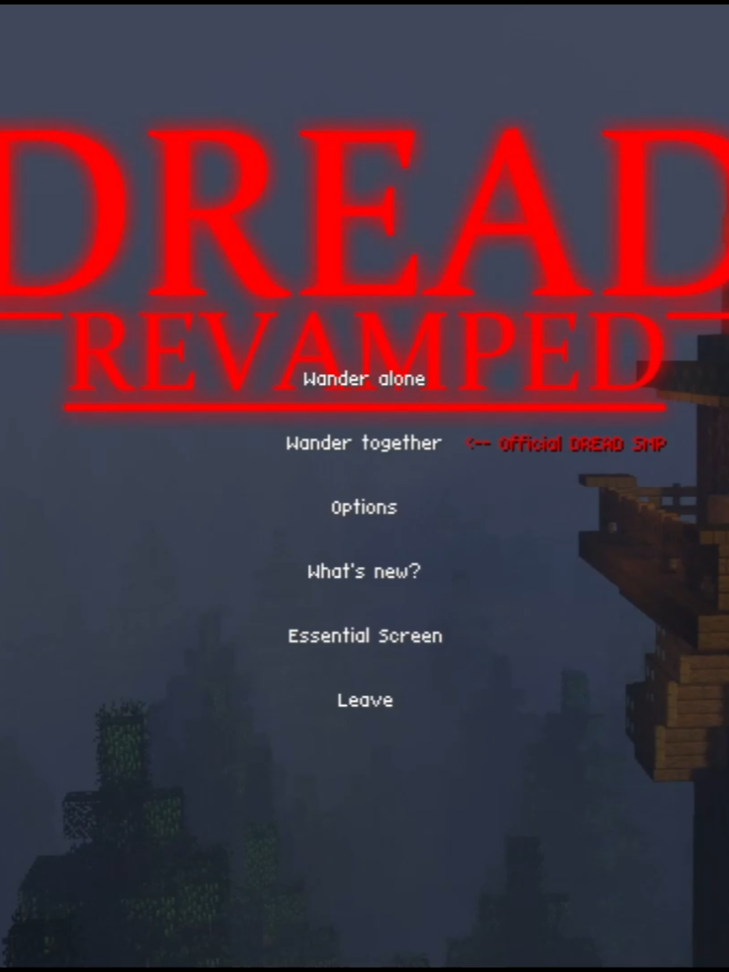 ModPack Dread Revamped ##Minecraft #minecrafthorror #fyp #viralvideos