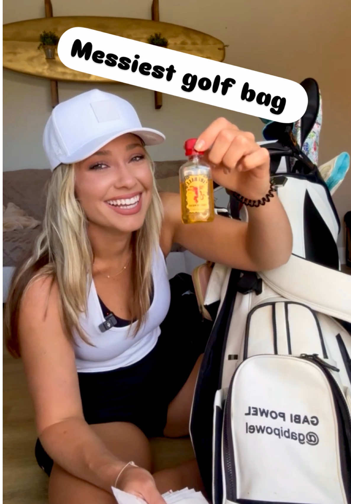 I’ve uncovered tampons, Fireball (whoops), a brand new Celsius, and enough trash to start my own landfill.😬 Yikes!  Clean out my golf bag with me😅⛳️ & please don’t judge me!!! 🫣 Getting ready for summer golf travels and shipping with @ShipSticks 📦 what’s the weirdest thing you’ve found in YOUR golf bag? Tag a friend who needs to clean theirs out too… I can’t be the only one living like this.😶‍🌫️  Btw!! Only for the month of May, shipsticks sent me a code for 25% off! Use code “MAY25”  book now and get your gear where it needs to go, stress-free😉 #shipsticks #golf #golfbag #messy #trash 