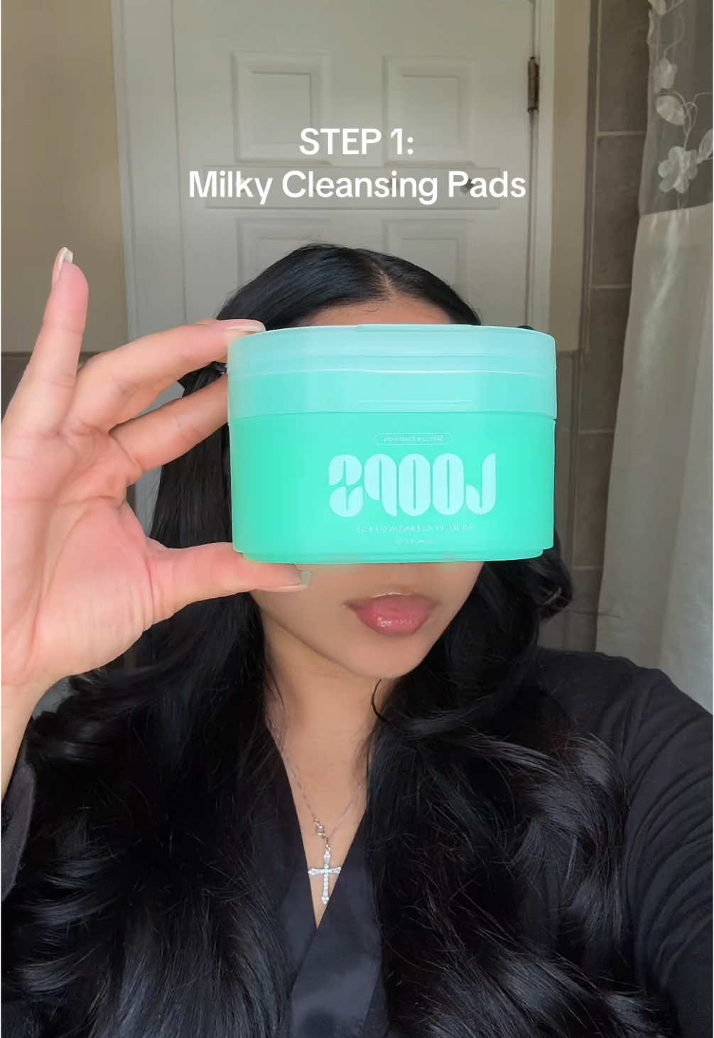 do my skincare with me 🎀🧼@LoopsBeauty #skincareroutine 