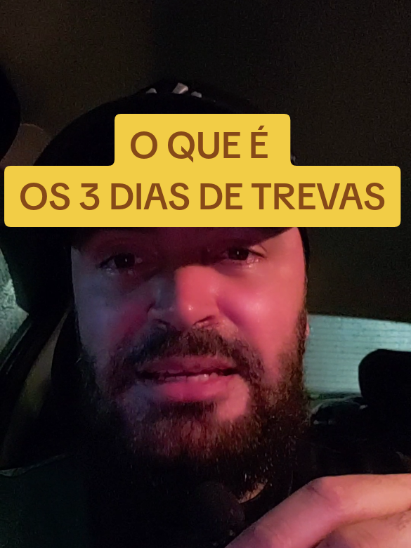 o que é os 3 dias de trevas #espiritualidade #segredo #3diasdetrevas #3diasdeoscuridad 