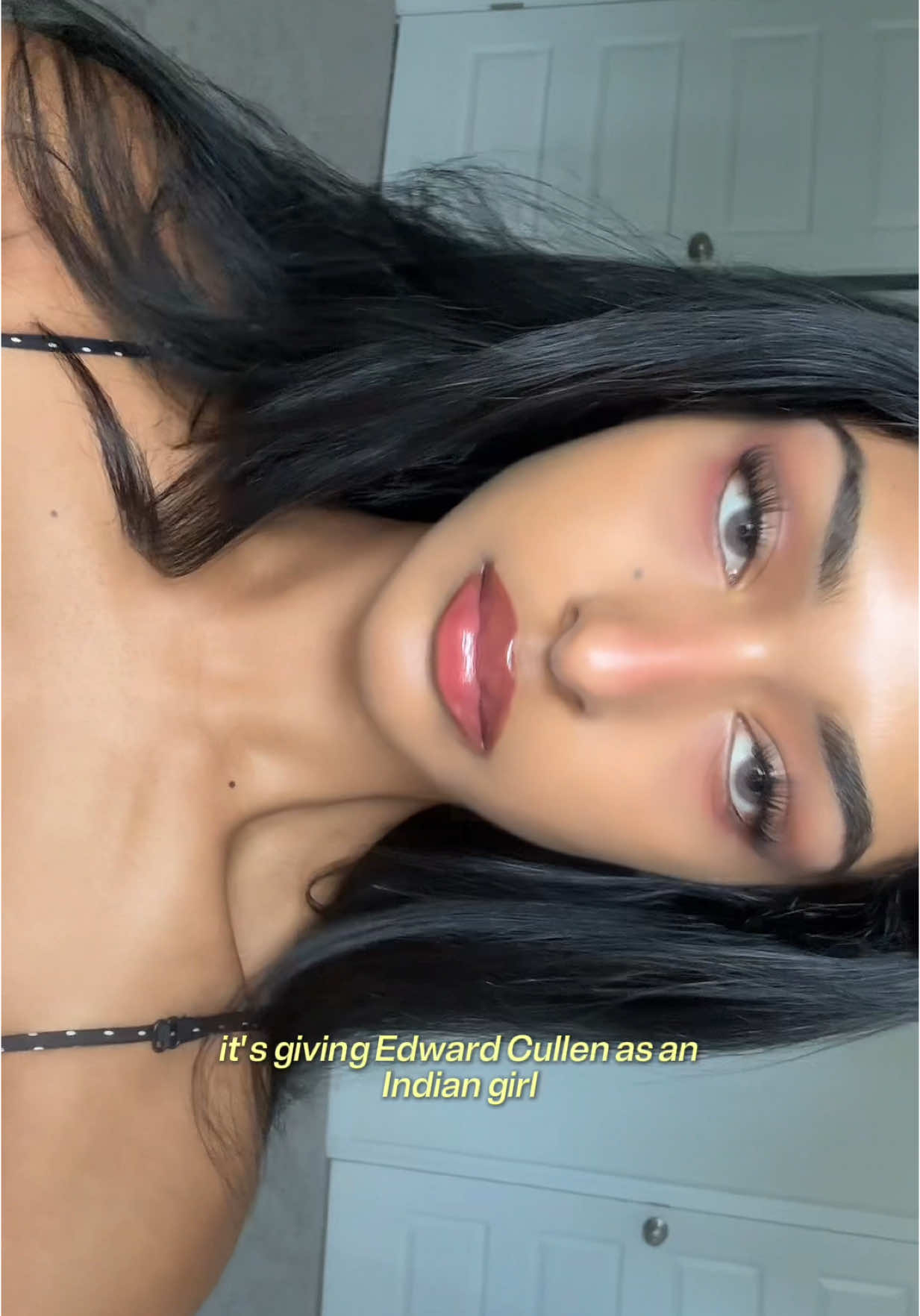 from wearing my forks Washington shirt for a year straight as a teen to giving c*nty vampire as a full grown adult idc@rhode skin @SOME BY MI US @Peripera @Fenty Beauty 🖤