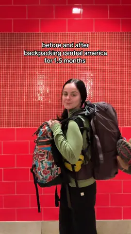 and here i was thinking i’d get a glow up - editing caption to say that i broke my arm in multiple places and that this comment section shouldn’t be used for blatant r*cism towards countries and a region that was SO kind to me and has been a top travel bucket list place for me for years. #backpacking #beforeandafterbackpacking #beforeandafter #centralamerica #backpackcentralamerica #solofemaletraveler #backpacker 