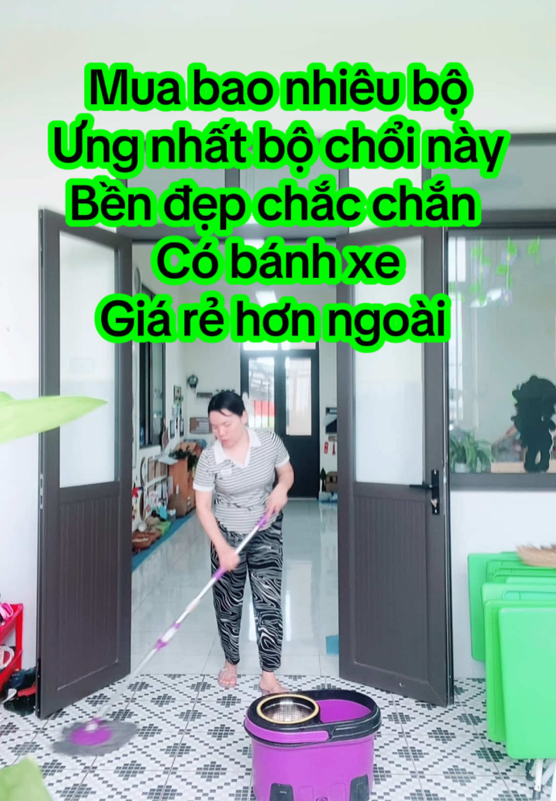 Mua bao nhiêu bộ Ưng nhất bộ chổi này Bền đẹp chắc chắn  Có bánh xe Giá rẻ hơn ngoài #choilaunha #choilaunhathongminh #choilaunhatuvat 