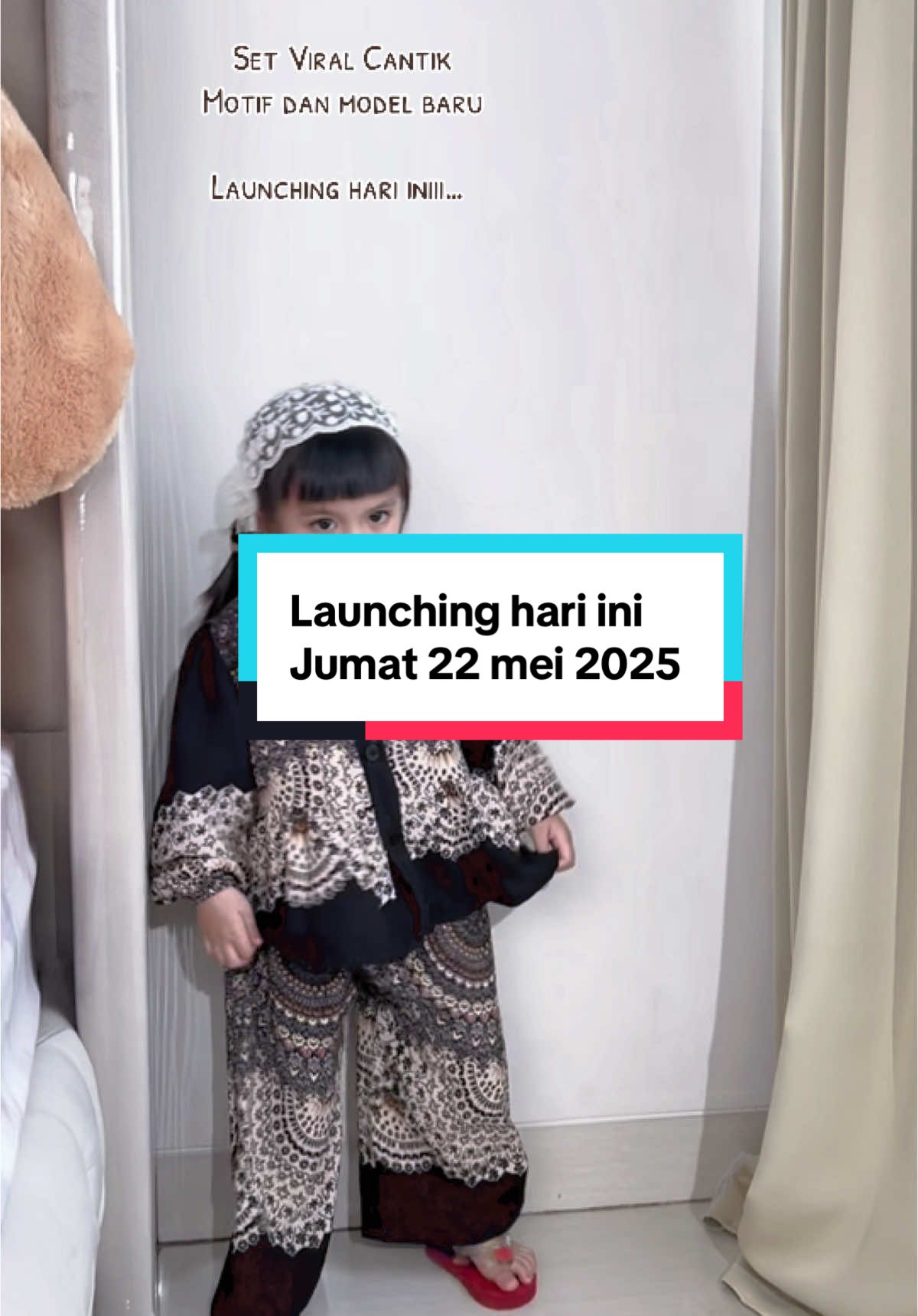 Setelan terbaru Viral dan cantik launching hari ini jangan lupa join Live Launching yaaa bundaaa #nobycollection #setrayonviral #onesetrayon #paydaysale #waktuindonesiagajian 