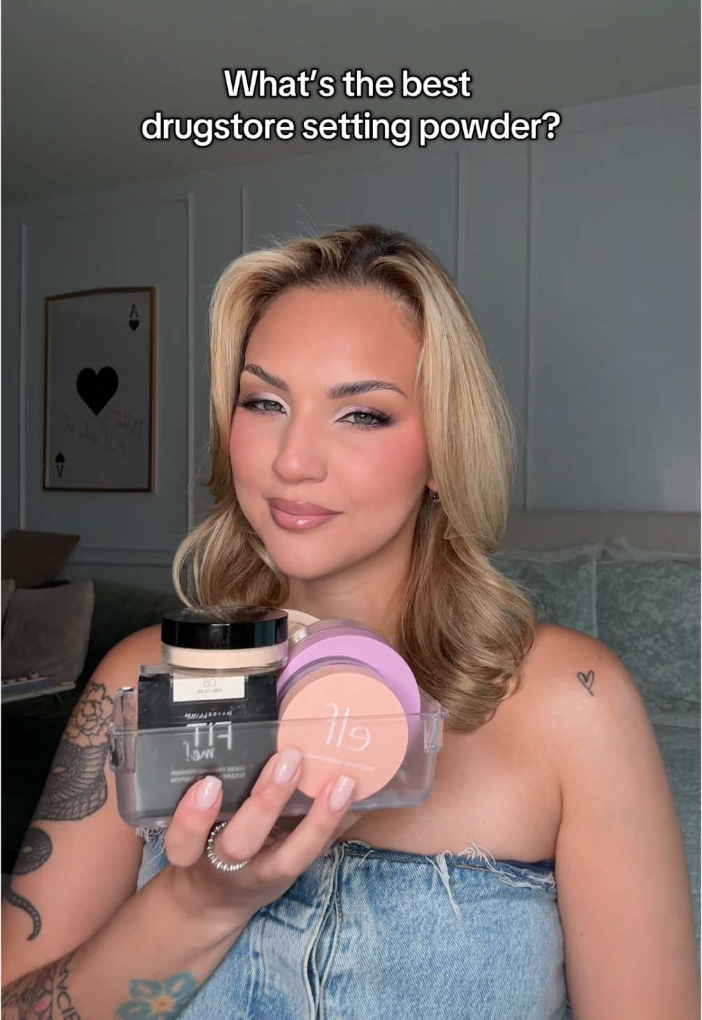 What’s the best affordable setting powder?! 👀  #settingpowder #affordablemakeup #affordablesettingpowder #bestloosepowders #loosepowder #drugstoremakeup #makeupmusthaves 