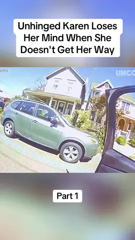 Unhinged Karen Loses Her Mind When She Doesn't Get Her Way #cops #copsoftiktok #police #policeofficer #bodycam #crime #truecrime #truestory #foryou #fyp 
