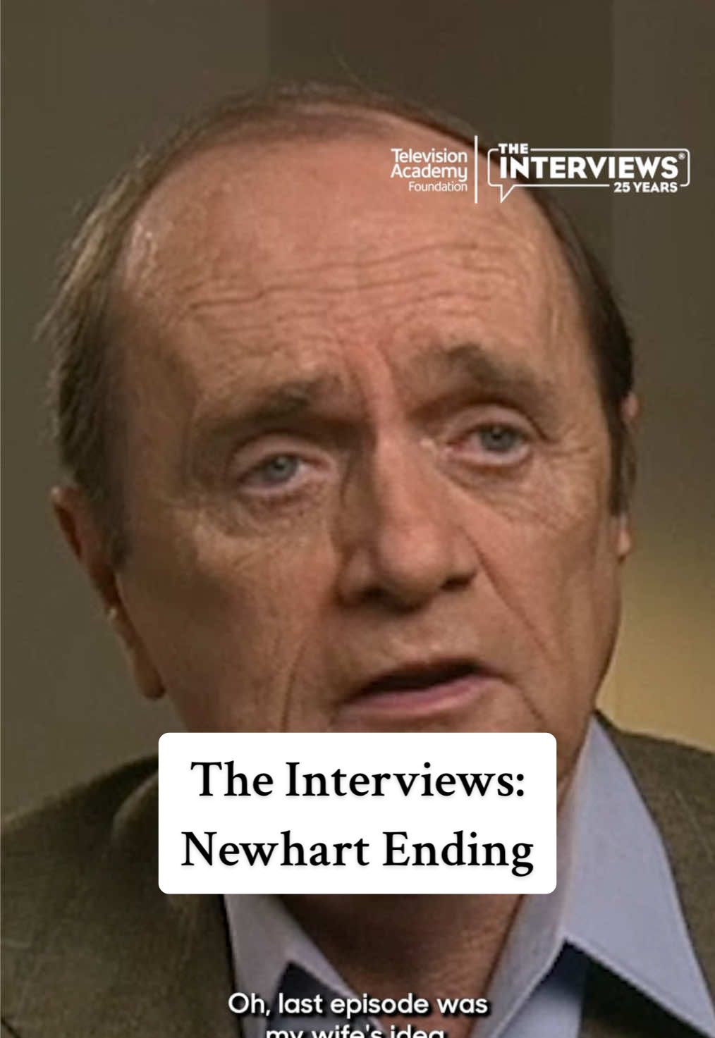 Still thinking 🤔 about that Newhart ending? So are they. Bob Newhart, Suzanne Pleshette, and Dick Martin break down the legendary final scene and how it all came together. 📺 It’s TV history you’ll want to relive. #TelevisionAcademyFoundation #TVLegends